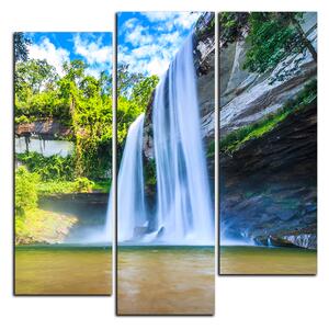Slika na platnu - Huai Luang vodopad - kvadrat 3228C (75x75 cm)