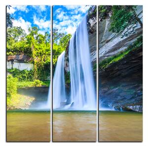 Slika na platnu - Huai Luang vodopad - kvadrat 3228B (75x75 cm)