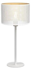 Stolna lampa LOFT SHADE 1xE27/60W/230V pr. 25 cm bijela/zlatna