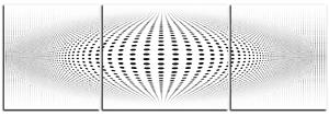 Slika na platnu - Apstraktna geometrijska sfera - panorama 5218C (150x50 cm)