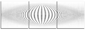Slika na platnu - Apstraktna geometrijska sfera - panorama 5218B (150x50 cm)