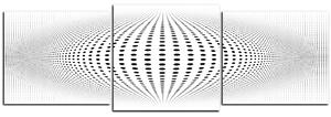 Slika na platnu - Apstraktna geometrijska sfera - panorama 5218D (90x30 cm)