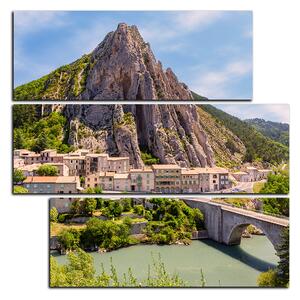 Slika na platnu - Sisteron u Provansi - kvadrat 3235D (75x75 cm)