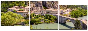Slika na platnu - Sisteron u Provansi - panorama 5235E (150x50 cm)