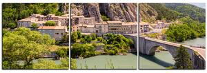 Slika na platnu - Sisteron u Provansi - panorama 5235B (150x50 cm)