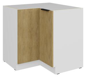 Zondo.hr Kutni donji kuhinjski ormarić Carminia 90x90 DN 2F BB (hrast cremona + bijela). 1128054