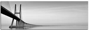 Slika na platnu - Most Vasco da Gama - panorama 5245QA (105x35 cm)