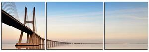 Slika na platnu - Most Vasco da Gama - panorama 5245C (150x50 cm)