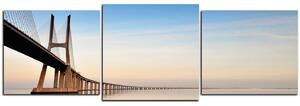 Slika na platnu - Most Vasco da Gama - panorama 5245D (150x50 cm)