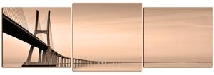 Slika na platnu - Most Vasco da Gama - panorama 5245FD (90x30 cm)