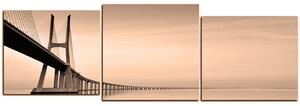 Slika na platnu - Most Vasco da Gama - panorama 5245FE (90x30 cm)