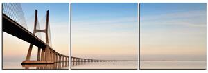 Slika na platnu - Most Vasco da Gama - panorama 5245B (90x30 cm)