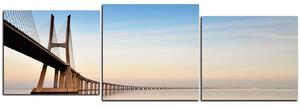Slika na platnu - Most Vasco da Gama - panorama 5245E (90x30 cm)