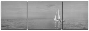 Slika na platnu - Jedrilica na moru - panorama 5248QC (90x30 cm)