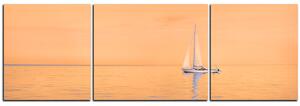 Slika na platnu - Jedrilica na moru - panorama 5248FC (90x30 cm)