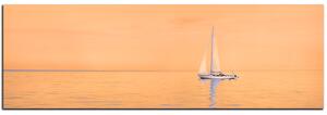 Slika na platnu - Jedrilica na moru - panorama 5248FA (105x35 cm)