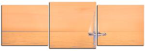 Slika na platnu - Jedrilica na moru - panorama 5248FD (90x30 cm)