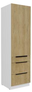 Zondo.hr Kuhinjski ormarić za namirnice Carminia 60 DKS-210 3S1F PREMIUM BOX (hrast cremona + bijela). 1128078
