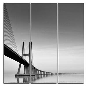 Slika na platnu - Most Vasco da Gama - kvadrat 3245QB (75x75 cm)