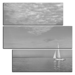Slika na platnu - Jedrilica na moru - kvadrat 3248QD (75x75 cm)