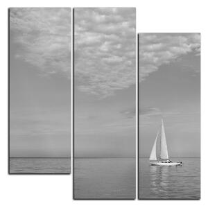 Slika na platnu - Jedrilica na moru - kvadrat 3248QC (75x75 cm)