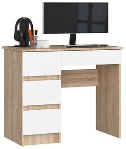 Zondo.hr PC stol Alineadas (hrast sonoma + bijela) (L). Akcija -18%. 1128508