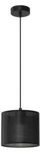 Luster na sajli LOFT SHADE 1xE27/60W/230V pr. 18 cm crna