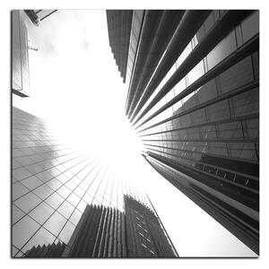 Slika na platnu - Perspektiva nebodera - kvadrat 3252QA (50x50 cm)
