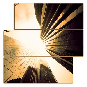 Slika na platnu - Perspektiva nebodera - kvadrat 3252FD (75x75 cm)