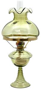 Petrolejska lampa JASMÍNA 50 cm šumska zelena