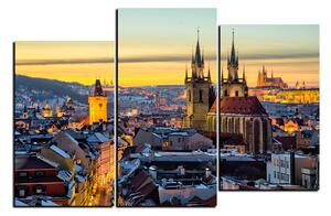 Slika na platnu - Panoramski pogled na stari Prag 1256C (150x100 cm)