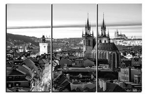 Slika na platnu - Panoramski pogled na stari Prag 1256QB (90x60 cm )