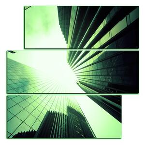 Slika na platnu - Perspektiva nebodera - kvadrat 3252ZD (75x75 cm)