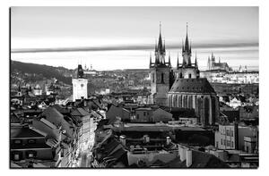 Slika na platnu - Panoramski pogled na stari Prag 1256QA (120x80 cm)