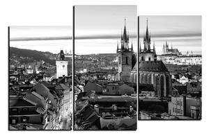 Slika na platnu - Panoramski pogled na stari Prag 1256QC (90x60 cm)