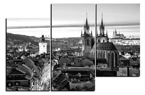 Slika na platnu - Panoramski pogled na stari Prag 1256QD (150x100 cm)