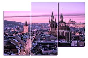 Slika na platnu - Panoramski pogled na stari Prag 1256VD (150x100 cm)