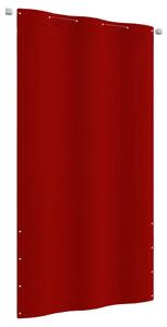 Balkonski zastor crveni 120 x 240 cm od tkanine Oxford - Crvena / 120 x 240 cm