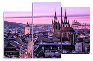 Slika na platnu - Panoramski pogled na stari Prag 1256VC (90x60 cm)