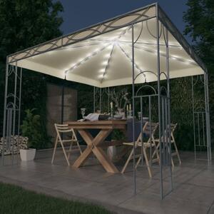 Sjenica s LED svjetlosnim trakama 300 x 300 cm krem - Krema / 300 x 300 cm