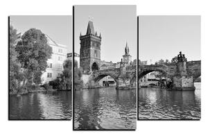 Slika na platnu - Karlov most u Pragu 1259QC (90x60 cm)