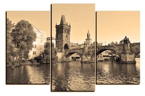 Slika na platnu - Karlov most u Pragu 1259FC (120x80 cm)