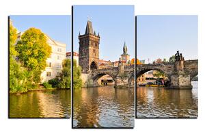 Slika na platnu - Karlov most u Pragu 1259C (90x60 cm)