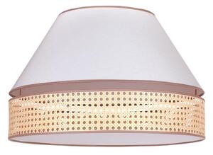 Duolla - Stropna svjetiljka AVIGNON 1xE27/15W/230V pr. 50 cm bijela/ratan