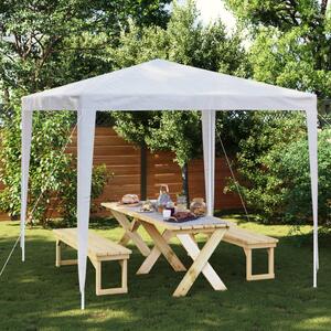 Šator za zabave 2,5 x 2,5 m bijeli - Bijela / 2.5 x 2.5 m