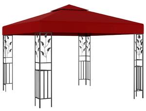 Sjenica 3 x 3 m crvena boja vina - Crvena / N/A