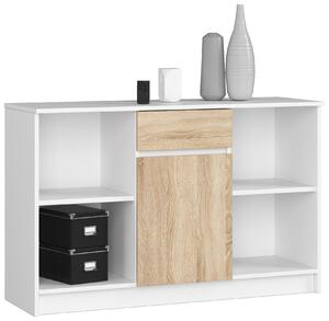 Zondo.hr Komoda Briar (bijela + hrast sonoma). Akcija -11%. 1128586