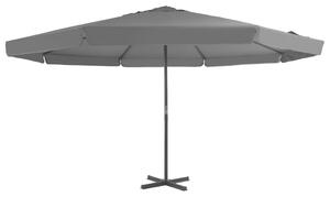 Vrtni suncobran s aluminijskom šipkom 500 cm antracit - Antracitno siva / 500 cm