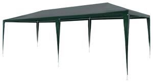 Šator za zabave 3 x 6 m PE zeleni - Zelena / 3 x 6 m