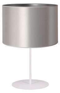 Duolla - Stolna lampa CANNES 1xE14/15W/230V pr. 20 cm srebrna/bijela